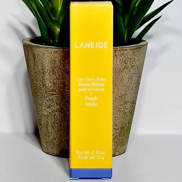 NIB Laneige Lip Glowy Balm ▪️PEACH ▪️ Full Size - Picture 2 of 4